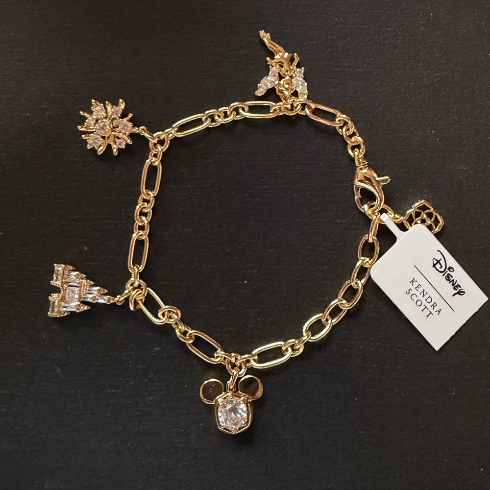 Disney Gold Charm Bracelet Kendra Scott